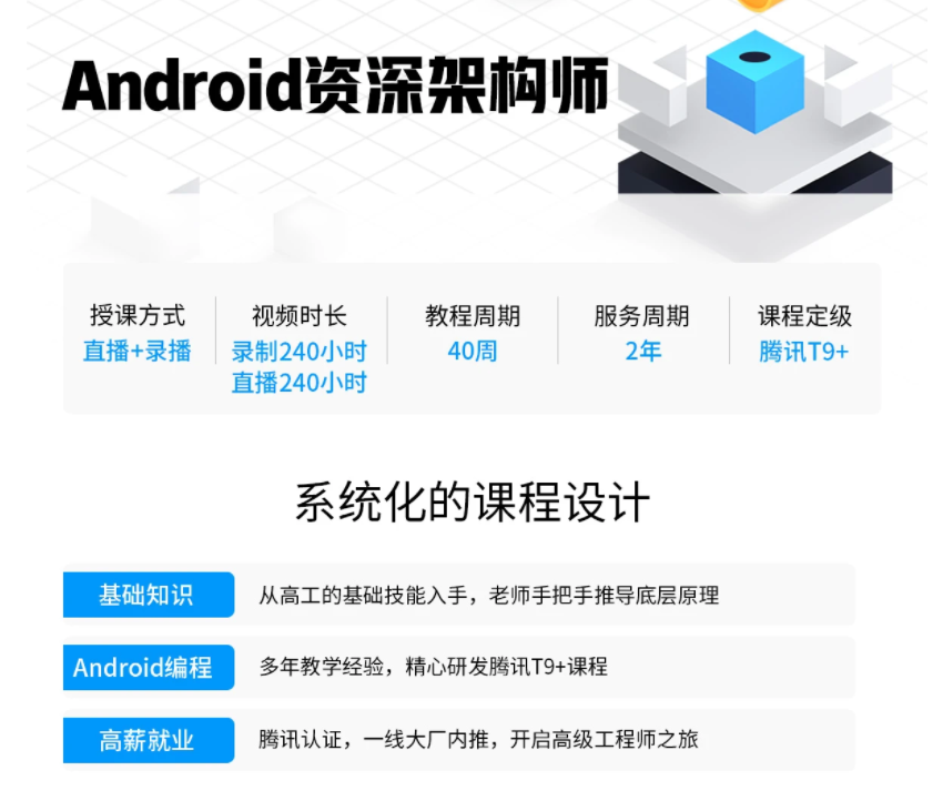 移动互联网Android资深架构师正式课VIP课程-码牛学院【第二期】完结无密